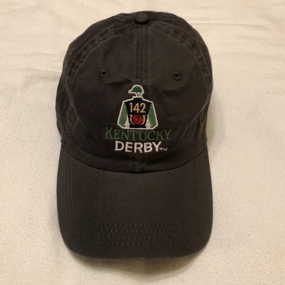 New! 142 Kentucky Derby track staff adjustable hat - Picture 1 of 3